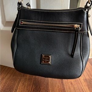 Dooney & Bourke Black Textured Crossbody Bag